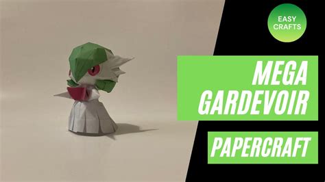 How to make your very own mini Mega Gardevoir out of paper.